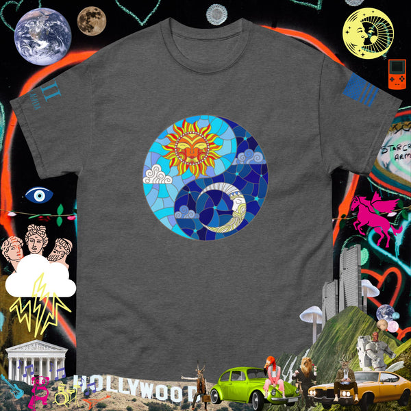 Sun and moon Solar Lunar YIn Yang Men's classic tee