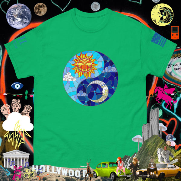 Sun and moon Solar Lunar YIn Yang Men's classic tee