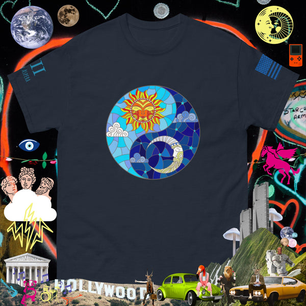 Sun and moon Solar Lunar YIn Yang Men's classic tee