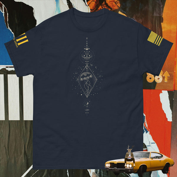 Solar Lunar Jelly Fish UFO v1.6 Men's classic tee