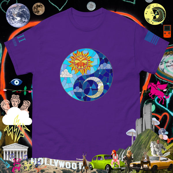 Sun and moon Solar Lunar YIn Yang Men's classic tee