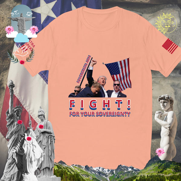 Trump Sovereign Arm Pump Fight! For your Sovereignty Short Sleeve T-shirt
