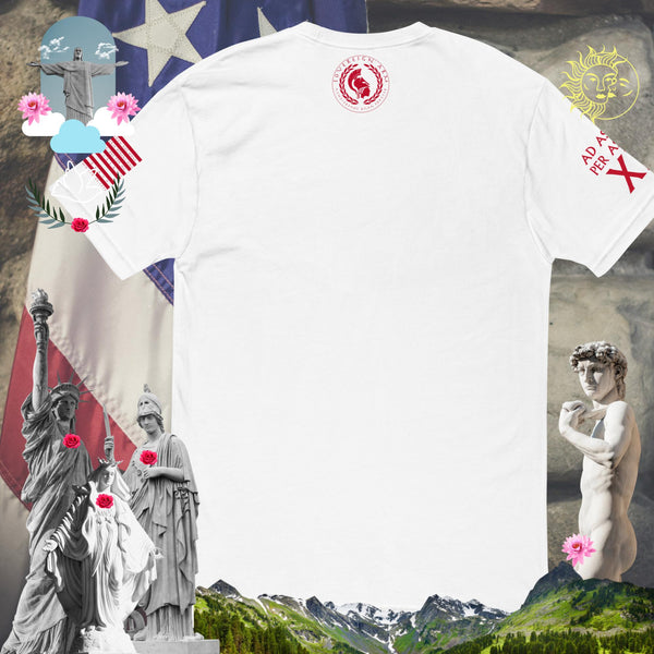 In GOD we Trust Trump Sovereign Arm Pump Short Sleeve T-shirt