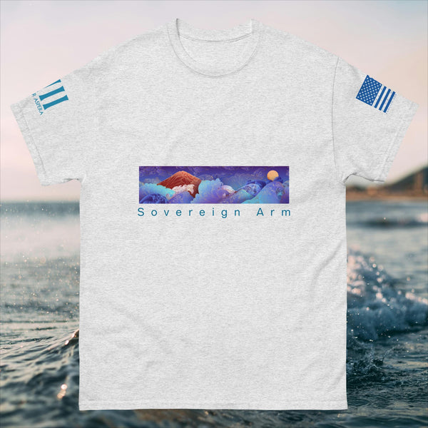 sovereignarm.com Ash / S Solar Wave Men's classic tee
