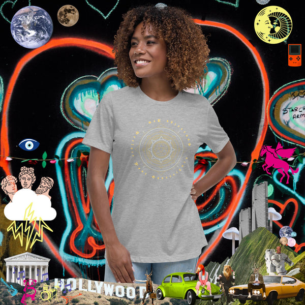 sovereignarm.com Athletic Heather / S Sacred Geo V1.0 Women's Relaxed T-Shirt