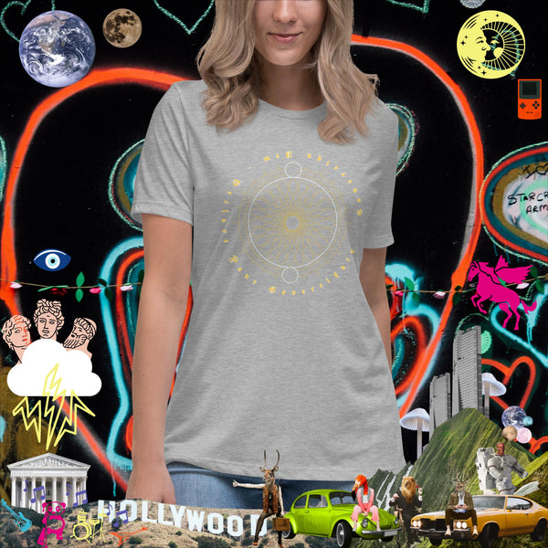 sovereignarm.com Athletic Heather / S Sacred Geo V1.1 Women's Relaxed T-Shirt