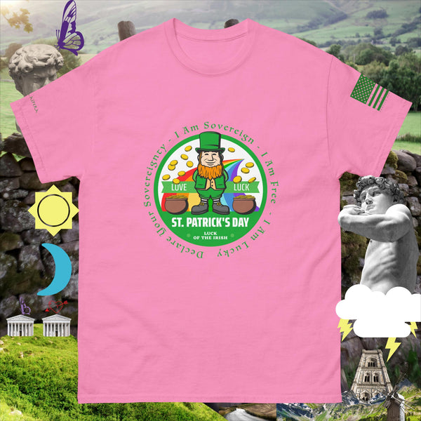 sovereignarm.com Azalea / S Irish Luck Love Luck Rainbow Pot of gold  Men's classic tee