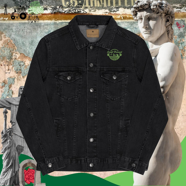 sovereignarm.com Black Denim / S Swift Harvest, Unisex denim jacket
