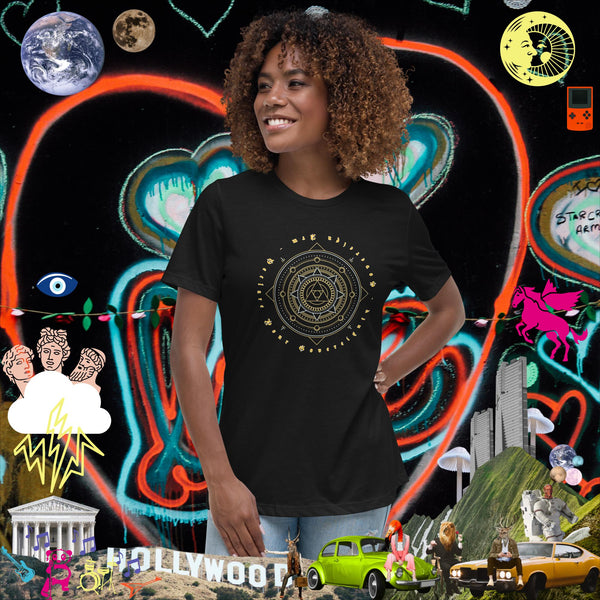 sovereignarm.com Black / S Sacred Geo V1.0 Women's Relaxed T-Shirt