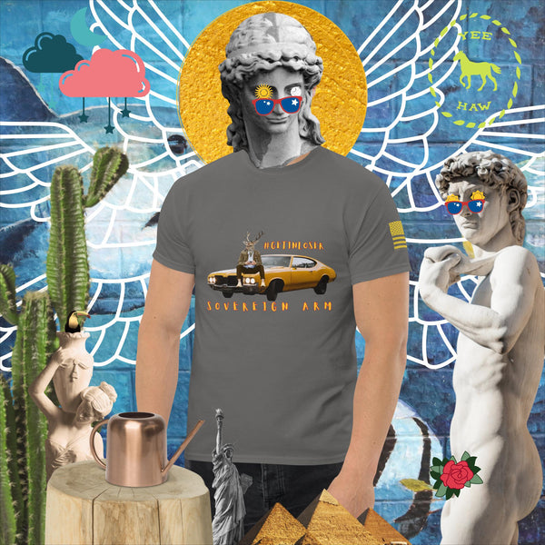 sovereignarm.com Charcoal / S Pop Art #Get in Loser v1.0 Men's classic tee