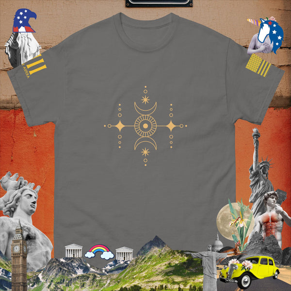 sovereignarm.com Charcoal / S Solar Lunar Line Art Men's classic tee