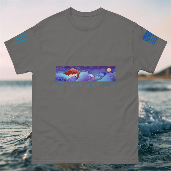 sovereignarm.com Charcoal / S Solar Wave Men's classic tee