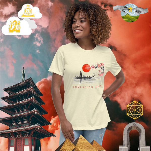 sovereignarm.com Citron / S Solar Cherry Blossoms v1.1 Women's Relaxed T-Shirt