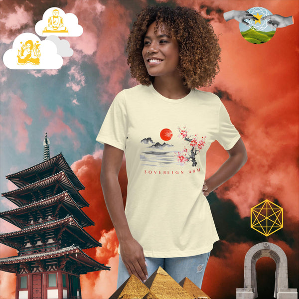 sovereignarm.com Citron / S Solar Cherry Blossoms v1.3 Women's Relaxed T-Shirt