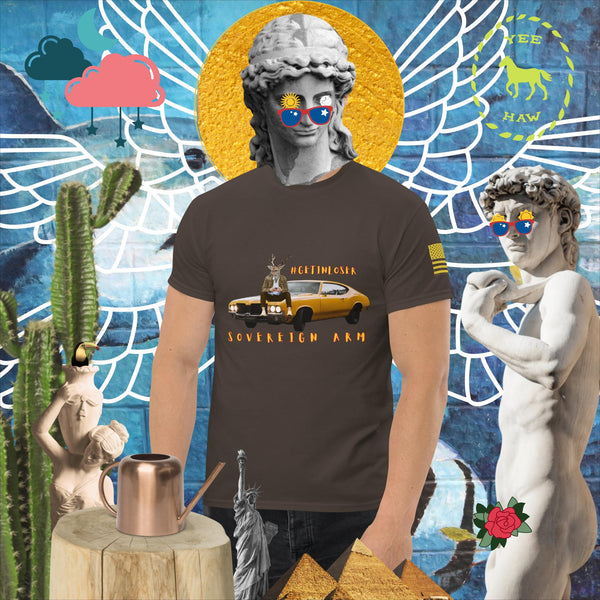 sovereignarm.com Dark Chocolate / S Pop Art #Get in Loser v1.0 Men's classic tee