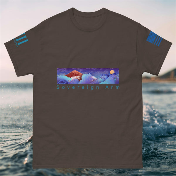sovereignarm.com Dark Chocolate / S Solar Wave Men's classic tee