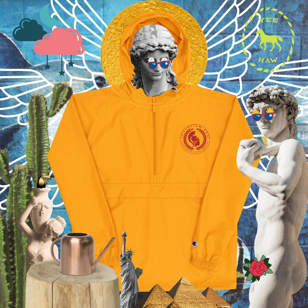 sovereignarm.com Gold / S Sovereign Arm Declare your Sovereignty Embroidered Champion Packable Jacket