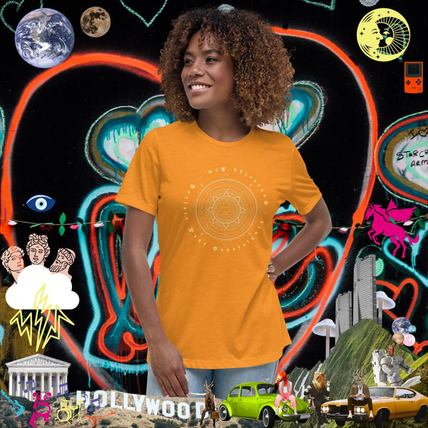 sovereignarm.com Heather Marmalade / S Sacred Geo V1.0 Women's Relaxed T-Shirt