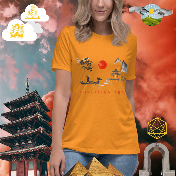 sovereignarm.com Heather Marmalade / S Solar Boat Ride v1.2 Women's Relaxed T-Shirt