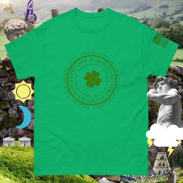 sovereignarm.com Irish Green / S Irish luck Everyone is Irish Men's classic tee