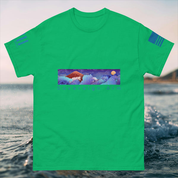 sovereignarm.com Irish Green / S Solar Wave Men's classic tee