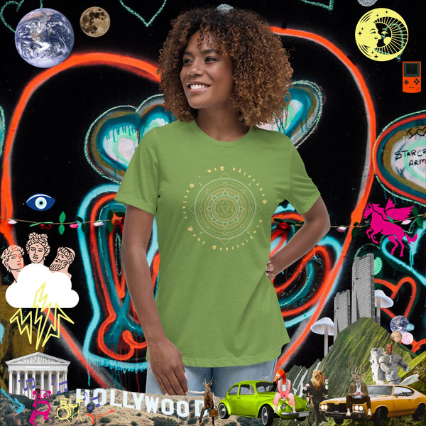 sovereignarm.com Leaf / S Sacred Geo V1.0 Women's Relaxed T-Shirt
