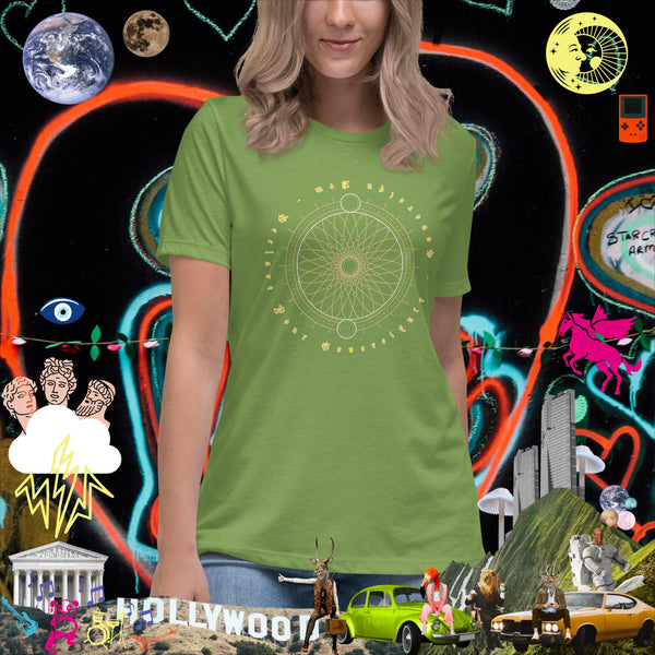 sovereignarm.com Leaf / S Sacred Geo V1.1 Women's Relaxed T-Shirt