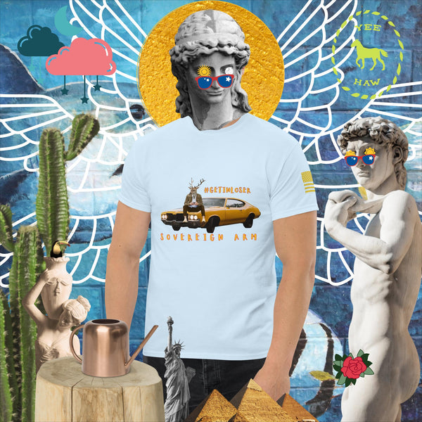 sovereignarm.com Light Blue / S Pop Art #Get in Loser v1.0 Men's classic tee