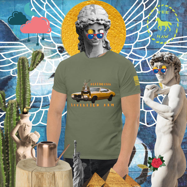 sovereignarm.com Military Green / S Pop Art #Get in Loser v1.0 Men's classic tee