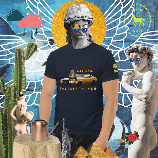 sovereignarm.com Navy / S Pop Art #Get in Loser v1.0 Men's classic tee