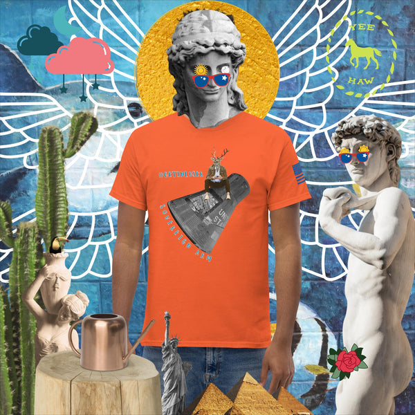 sovereignarm.com Orange / S Pop Art #Get in Loser Space Capsule  Men's classic tee