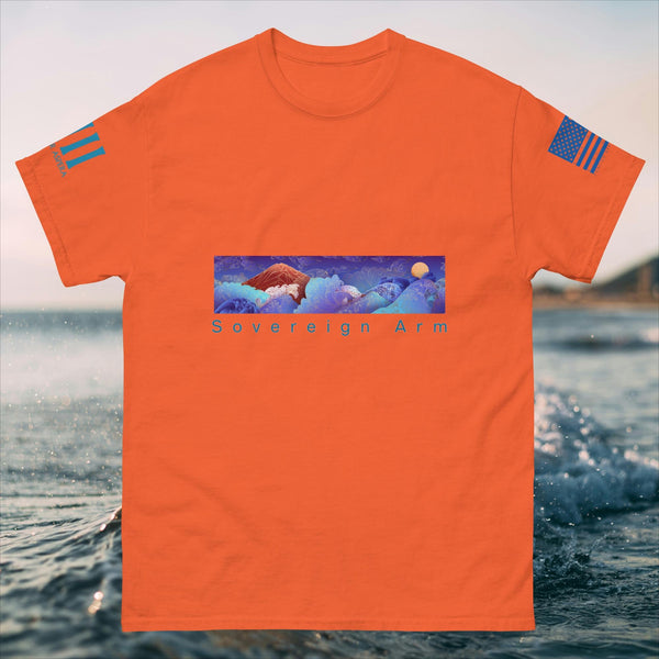 sovereignarm.com Orange / S Solar Wave Men's classic tee