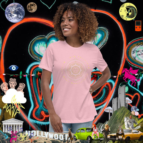 sovereignarm.com Pink / S Sacred Geo V1.0 Women's Relaxed T-Shirt