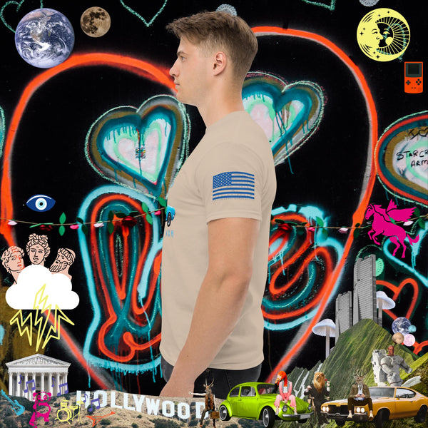 sovereignarm.com Pop Art #get in Loser Blue Car Men's classic tee