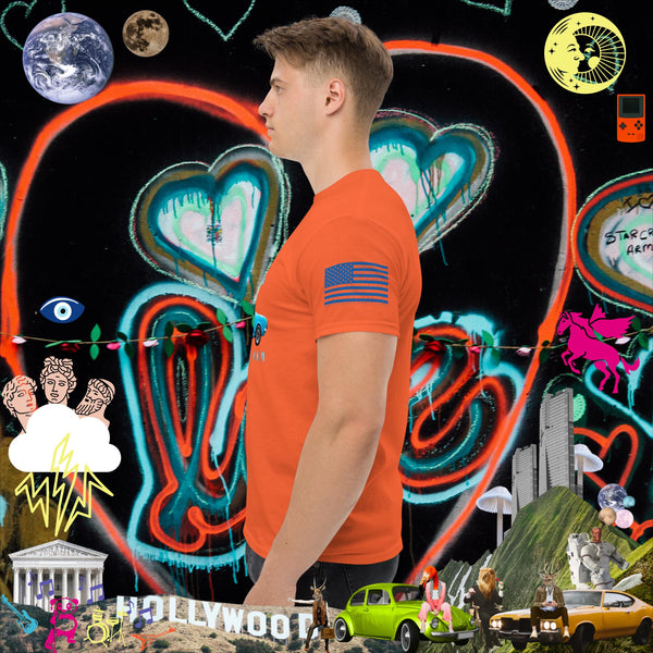 sovereignarm.com Pop Art #get in Loser Blue Car Men's classic tee