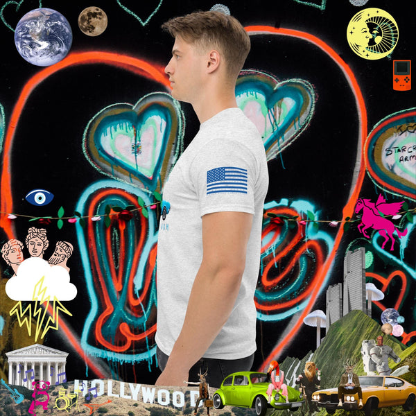 sovereignarm.com Pop Art #get in Loser Blue Car Men's classic tee