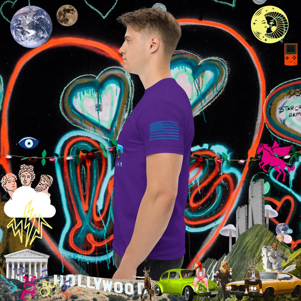 sovereignarm.com Pop Art #get in Loser Blue Car Men's classic tee