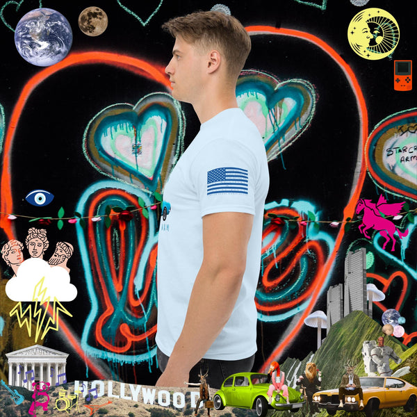 sovereignarm.com Pop Art #get in Loser Blue Car Men's classic tee