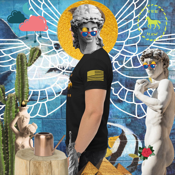 sovereignarm.com Pop Art #Get in Loser v1.0 Men's classic tee