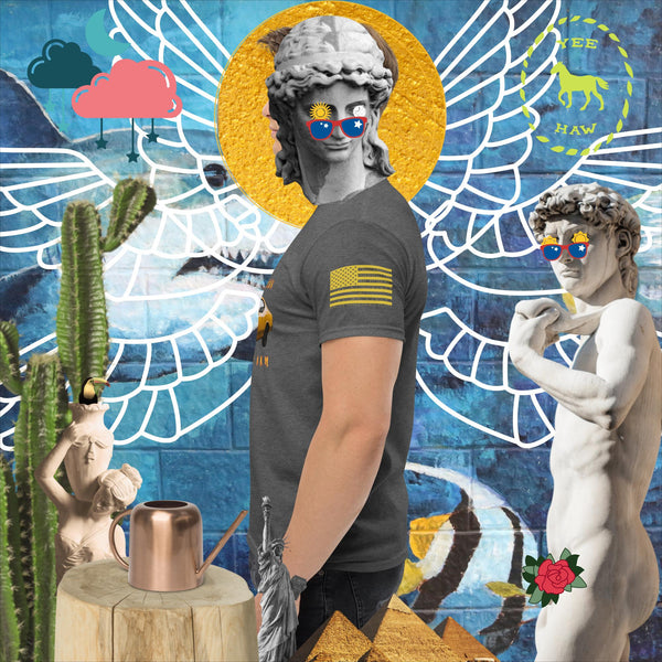 sovereignarm.com Pop Art #Get in Loser v1.0 Men's classic tee