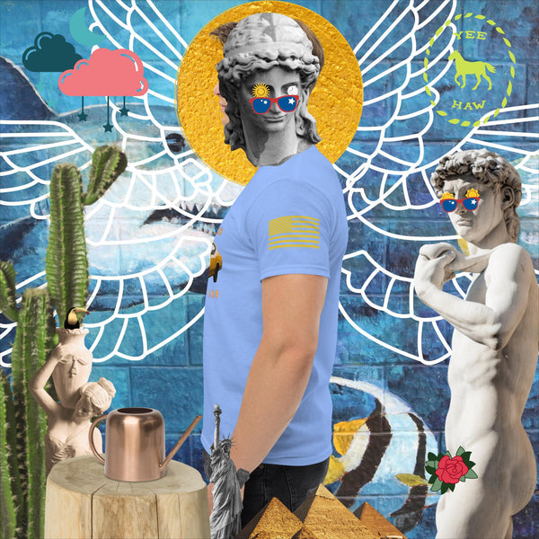 sovereignarm.com Pop Art #Get in Loser v1.0 Men's classic tee