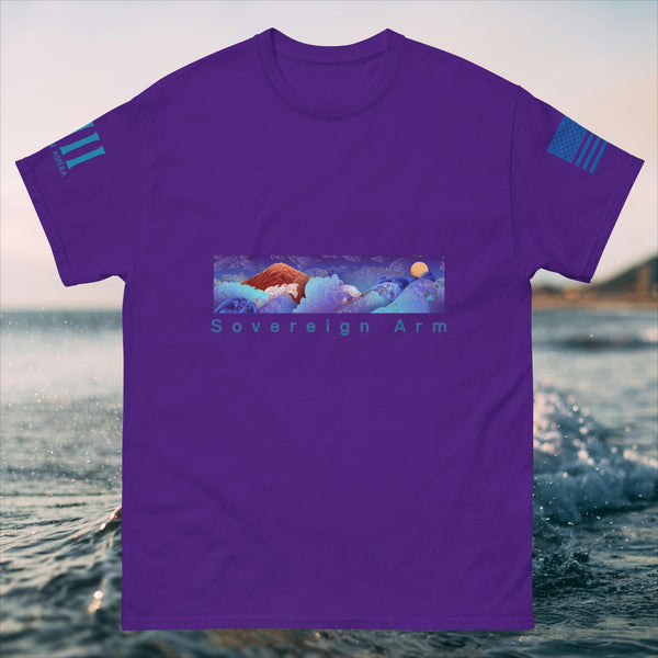 sovereignarm.com Purple / S Solar Wave Men's classic tee