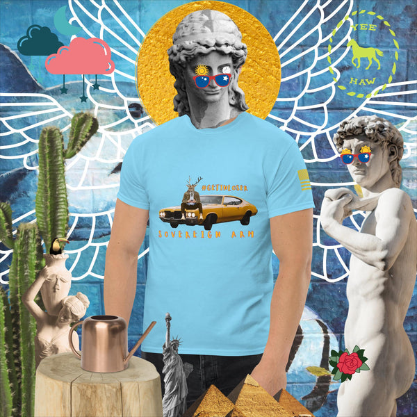 sovereignarm.com Sky / S Pop Art #Get in Loser v1.0 Men's classic tee