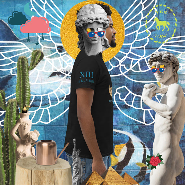 sovereignarm.com The Creation of adam v1.1 solar light Men's classic tee