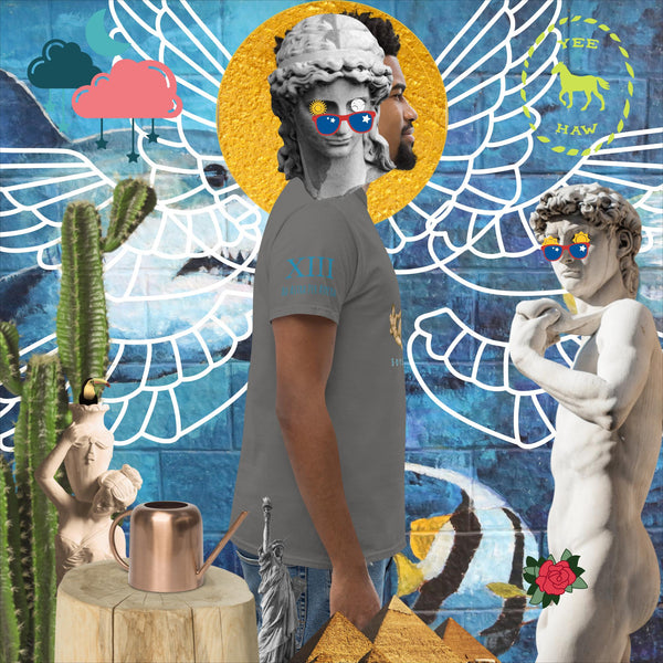 sovereignarm.com The Creation of adam v1.1 solar light Men's classic tee