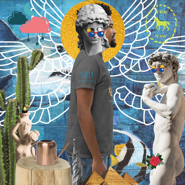 sovereignarm.com The Creation of adam v1.1 solar light Men's classic tee