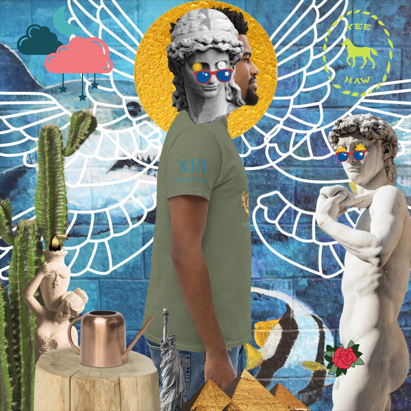 sovereignarm.com The Creation of adam v1.1 solar light Men's classic tee