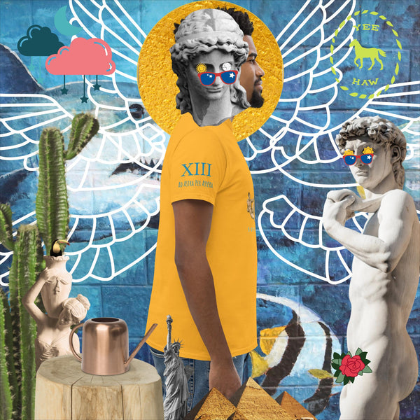 sovereignarm.com The Creation of adam v1.1 solar light Men's classic tee