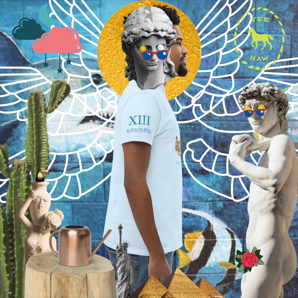 sovereignarm.com The Creation of adam v1.1 solar light Men's classic tee