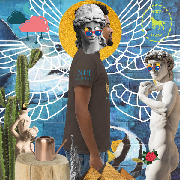 sovereignarm.com The Creation of adam v1.1 solar light Men's classic tee